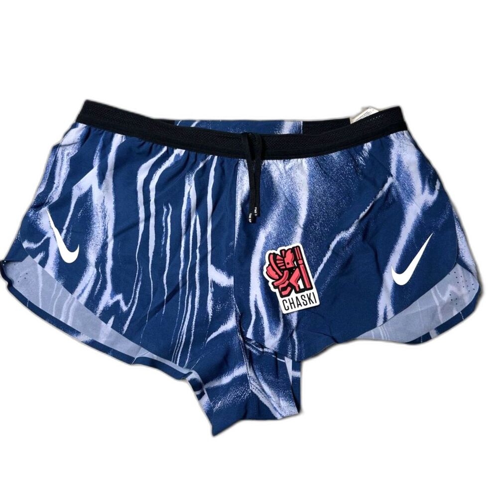 Nike AeroSwift Dri-FIT ADV 2" Running Shorts blue Men's Large HV2645-492 NEW